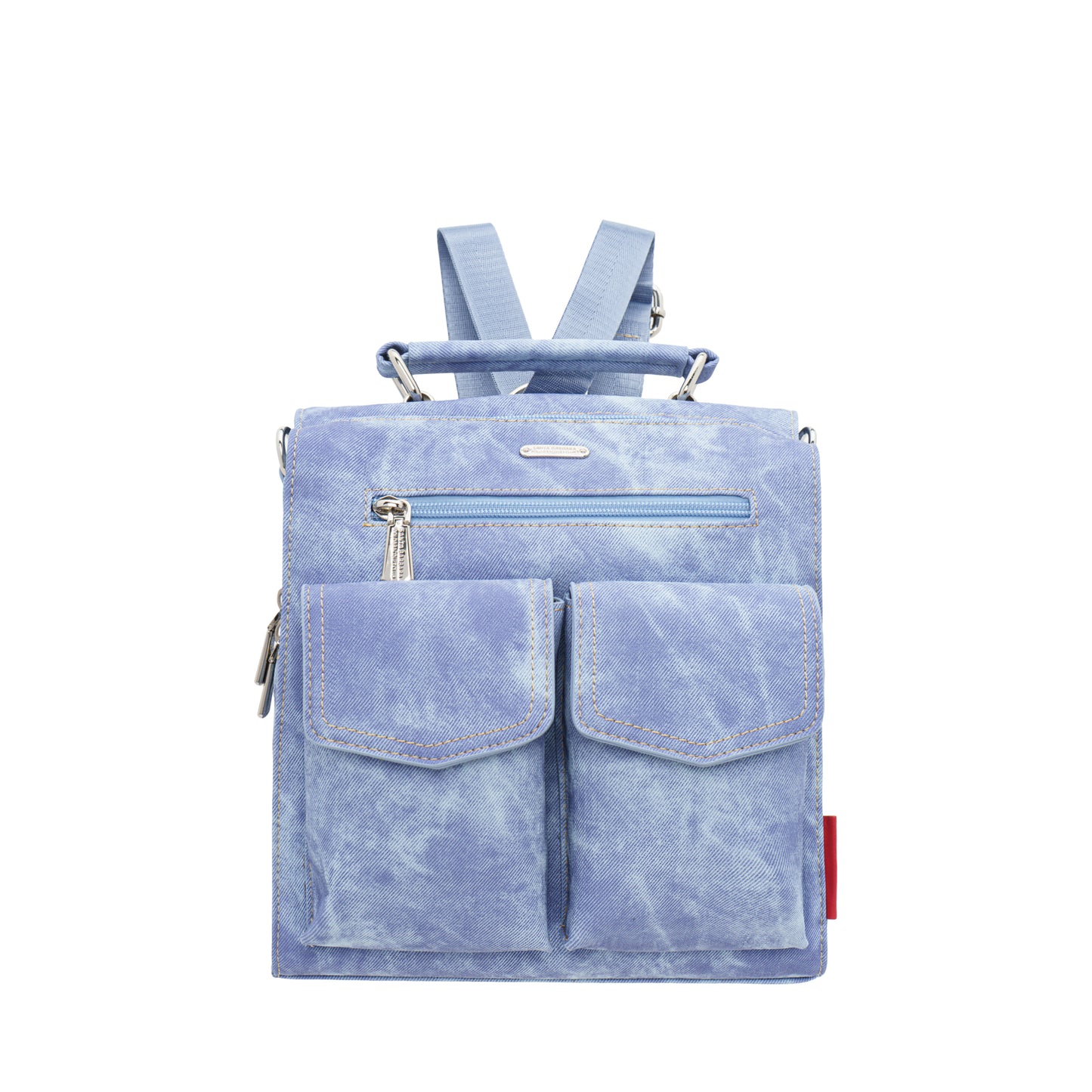 2 Way Denim Backpack Sling Bag