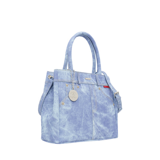 Modern Denim Tote Bag