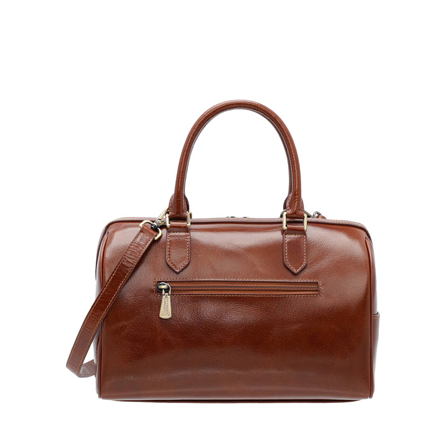 Ladies Leather Boston Bag
