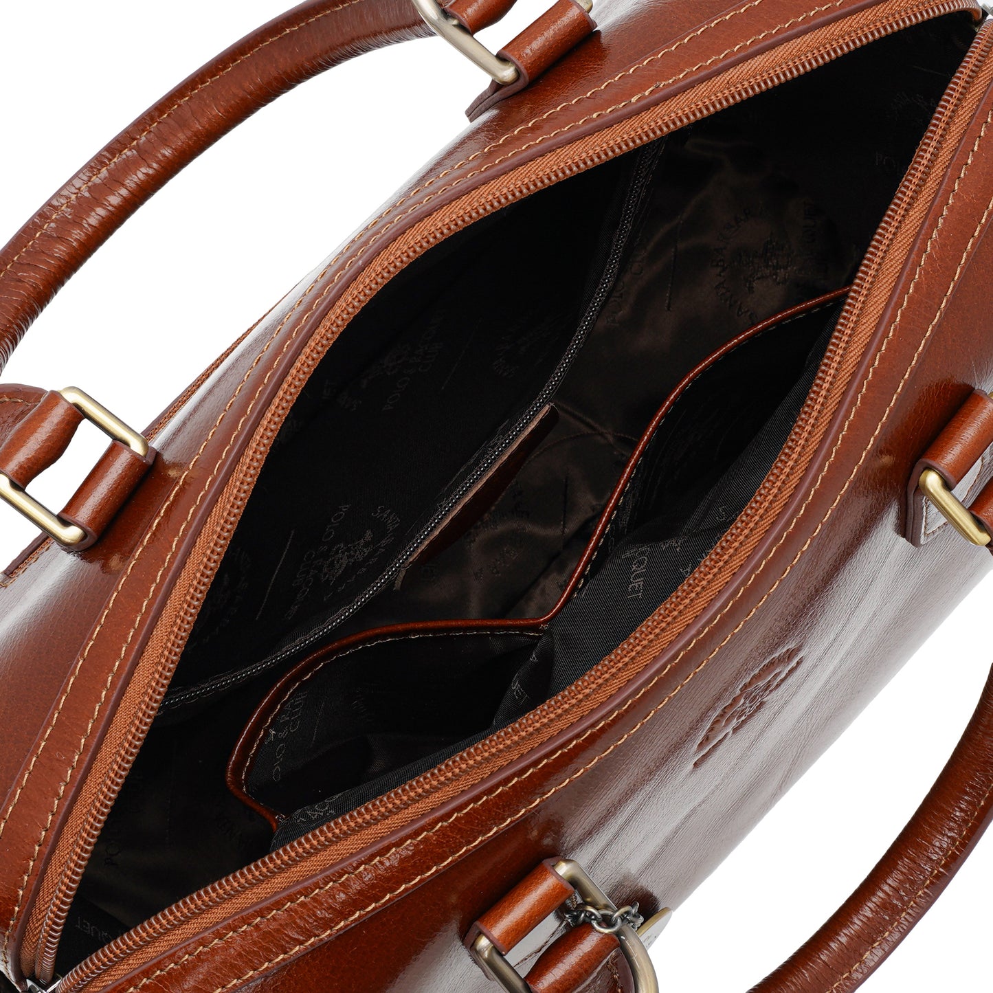 Ladies Leather Boston Bag