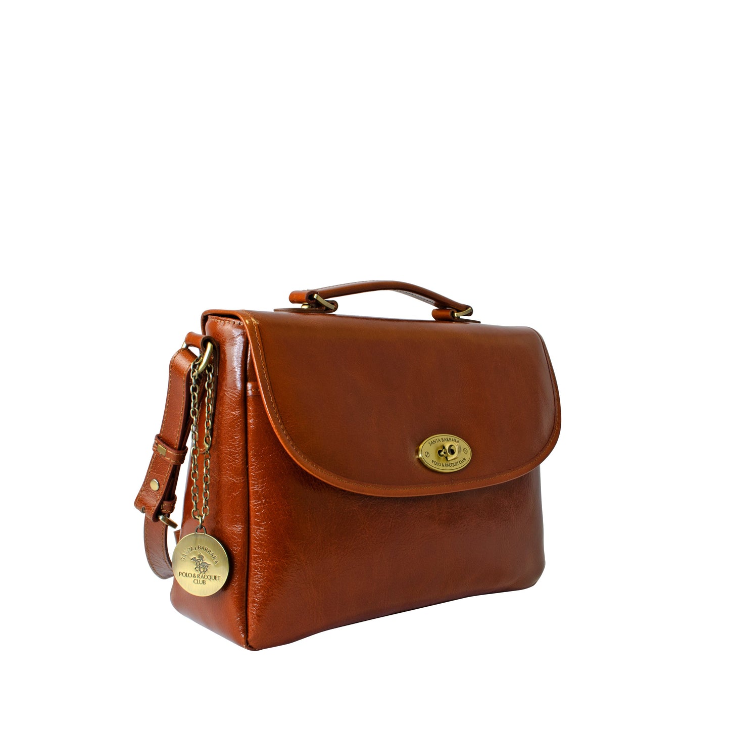 Women Oil-Tanned Flap Sling Bag