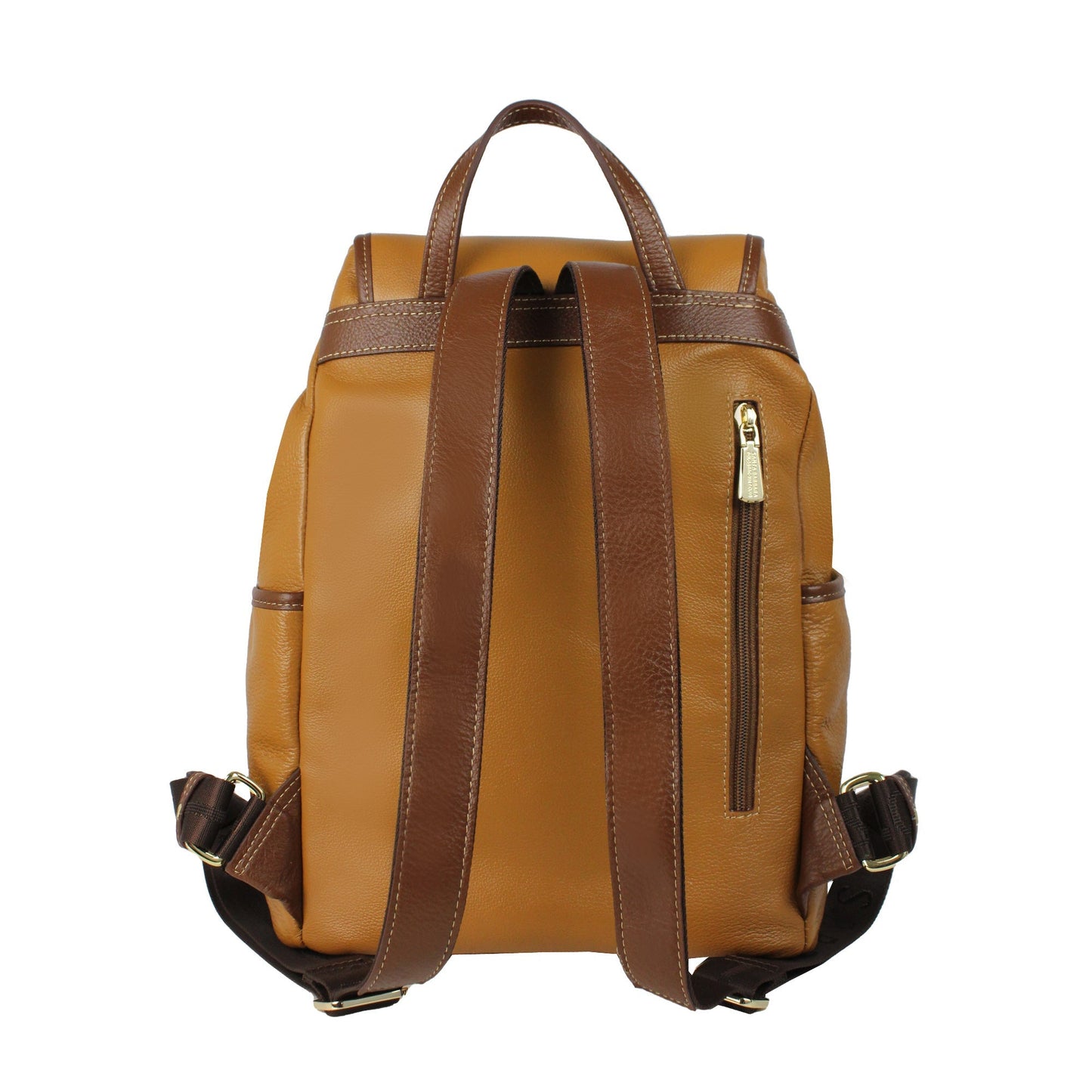 Chestnut Charm Leather Backpack