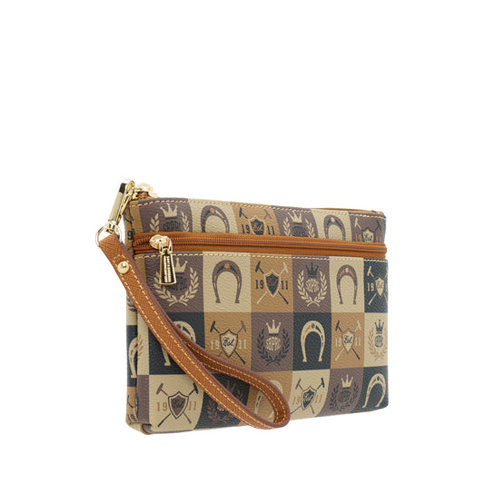 Minimalist Monogram Wristlet