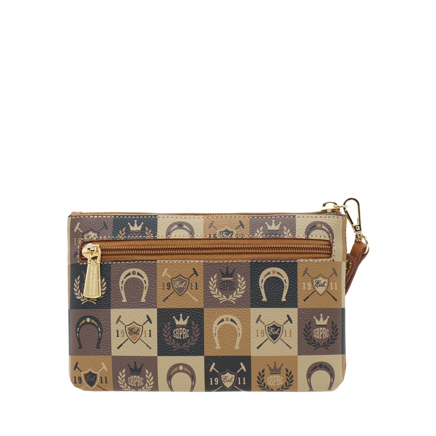 Minimalist Monogram Wristlet