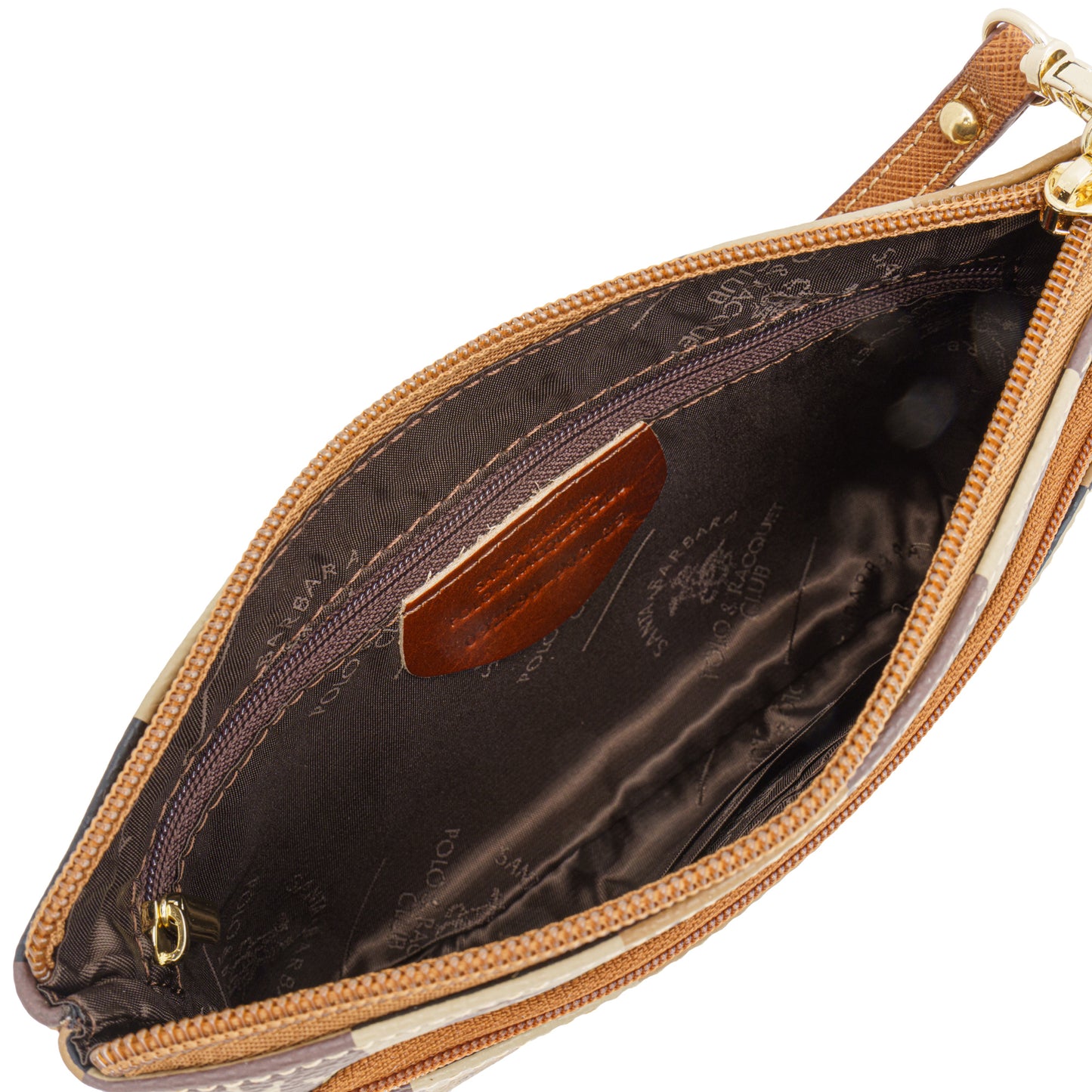 Minimalist Monogram Wristlet