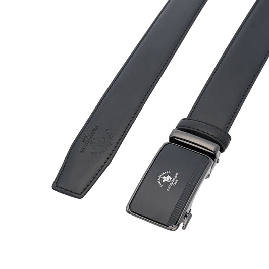 Iconic Split Leather Auto Buckle Belt