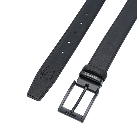 Split Leather Square Pin Buckle Belt