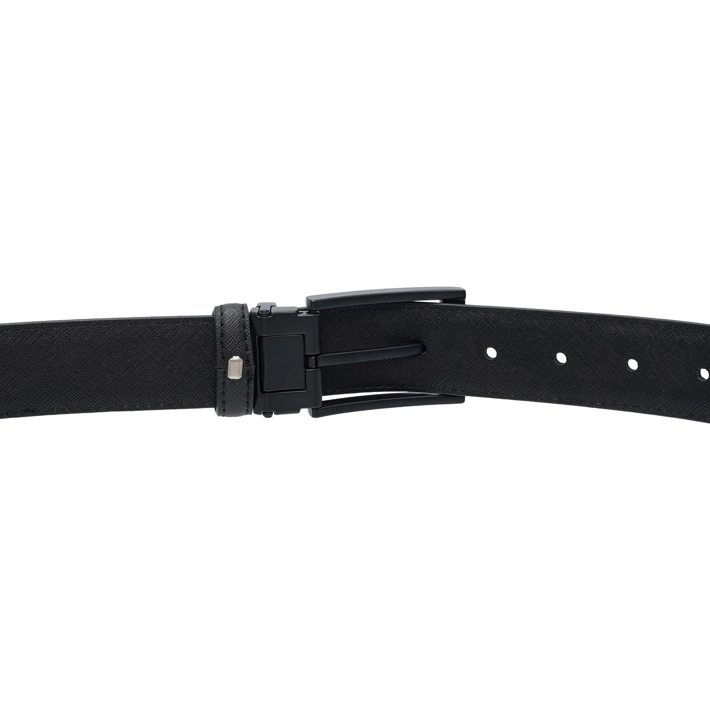 Split Leather Square Pin Buckle Belt