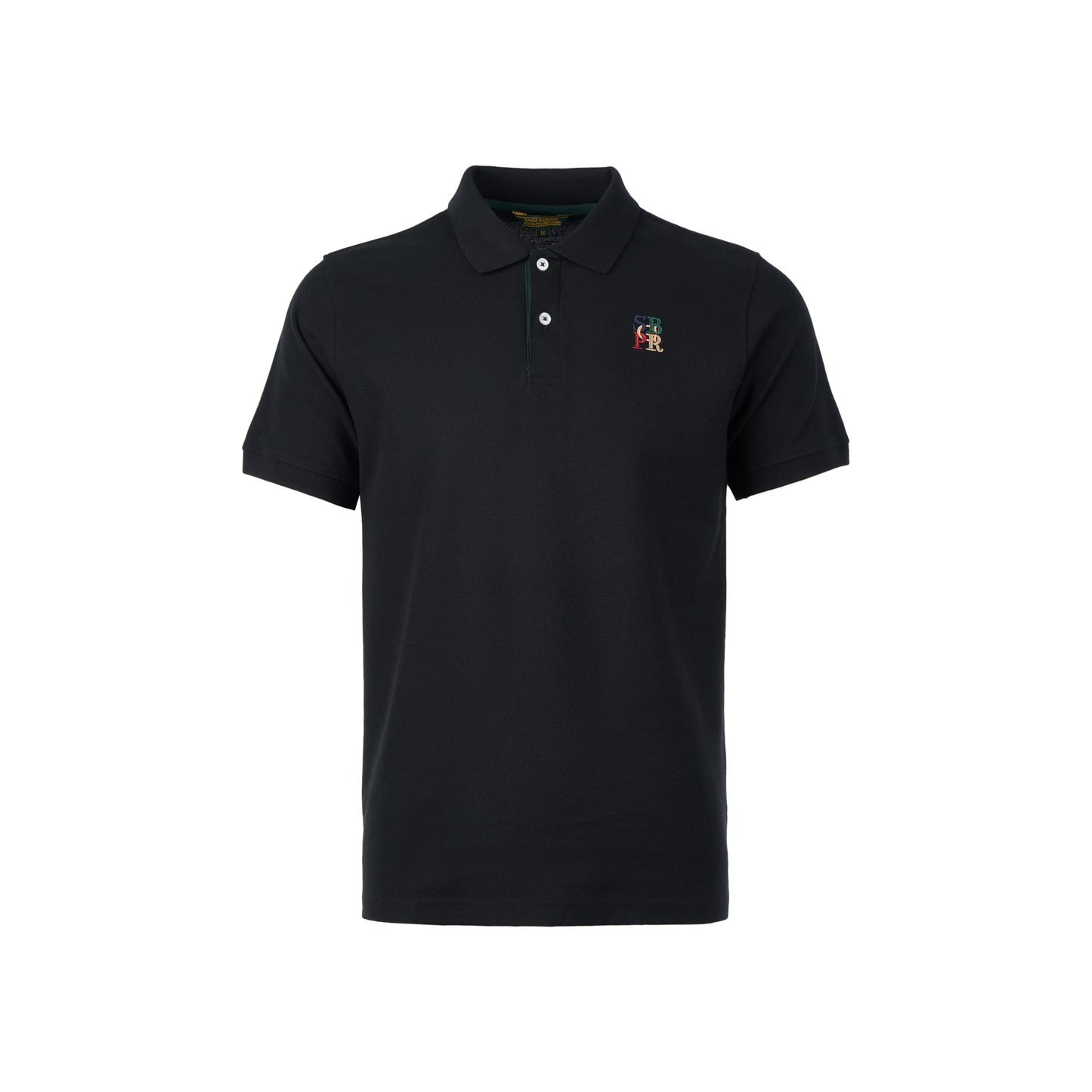 Men's Plain Black Polo T-Shirt