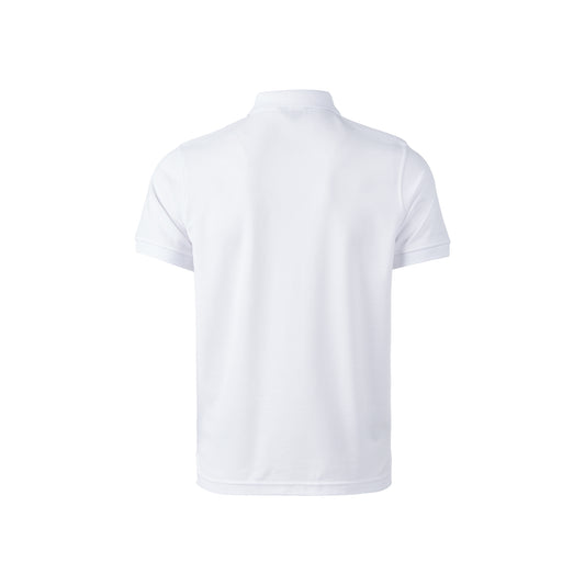 Men’s White Polo Shirt with Logo