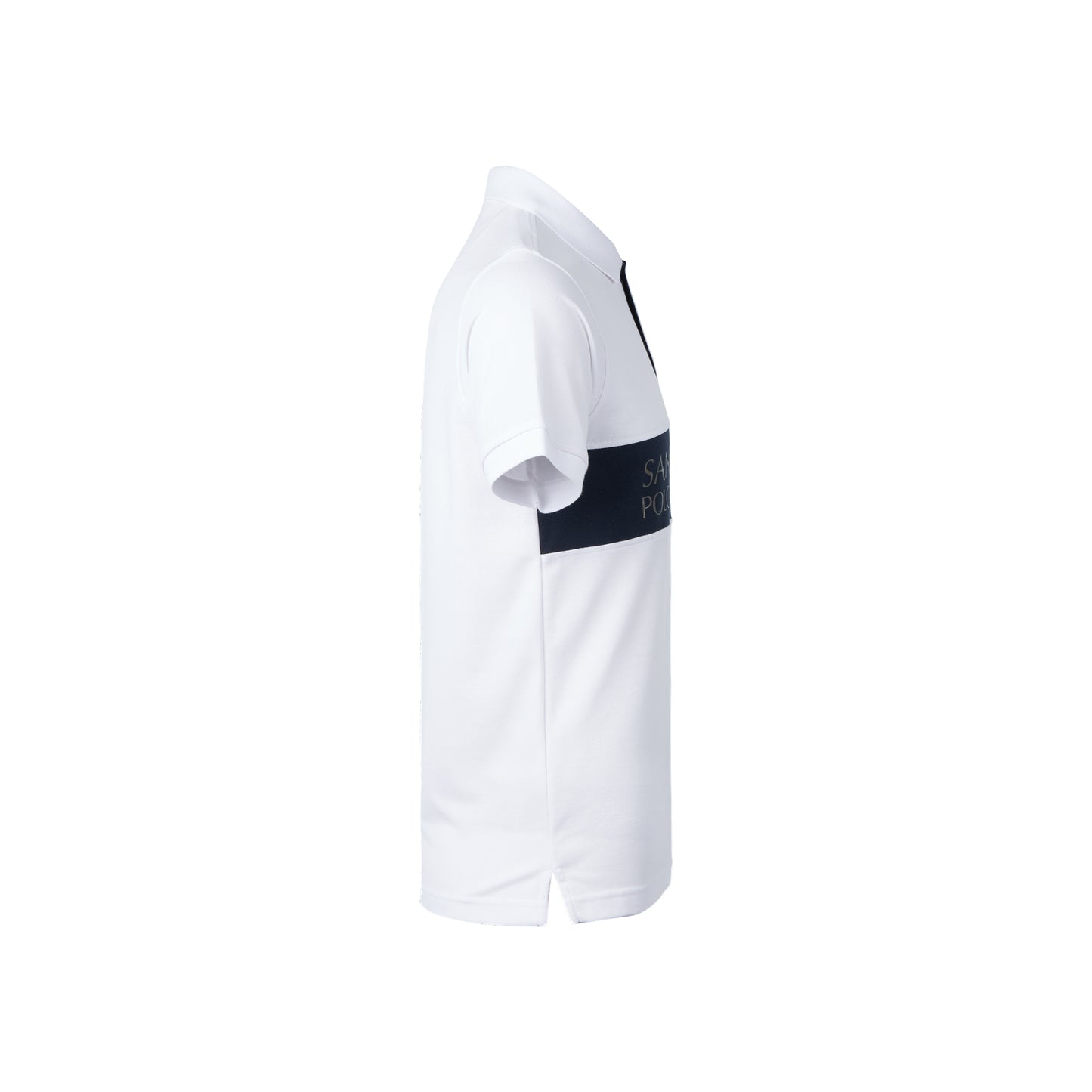 Men’s White Polo Shirt with Logo