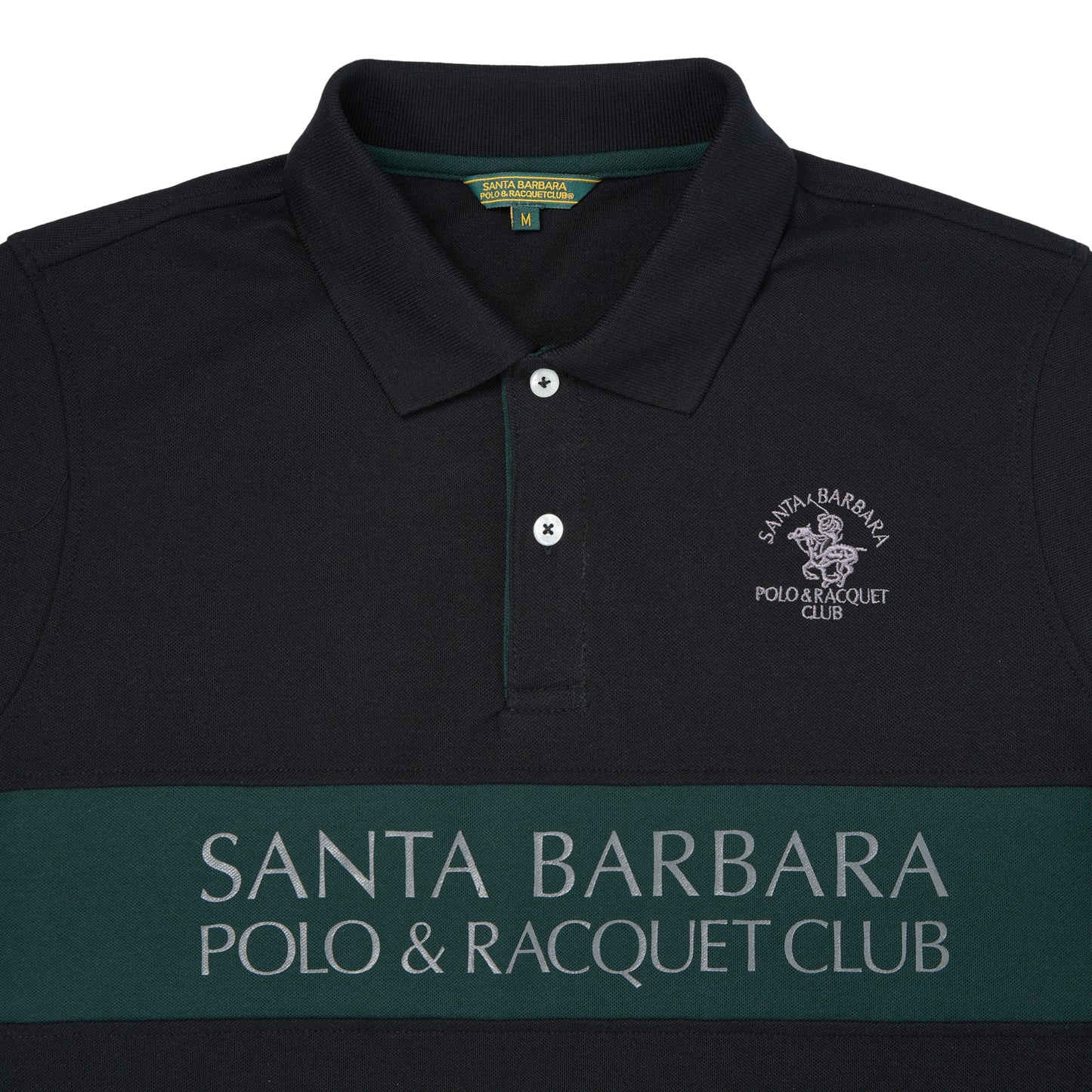 Men’s Black Polo Shirt with Logo