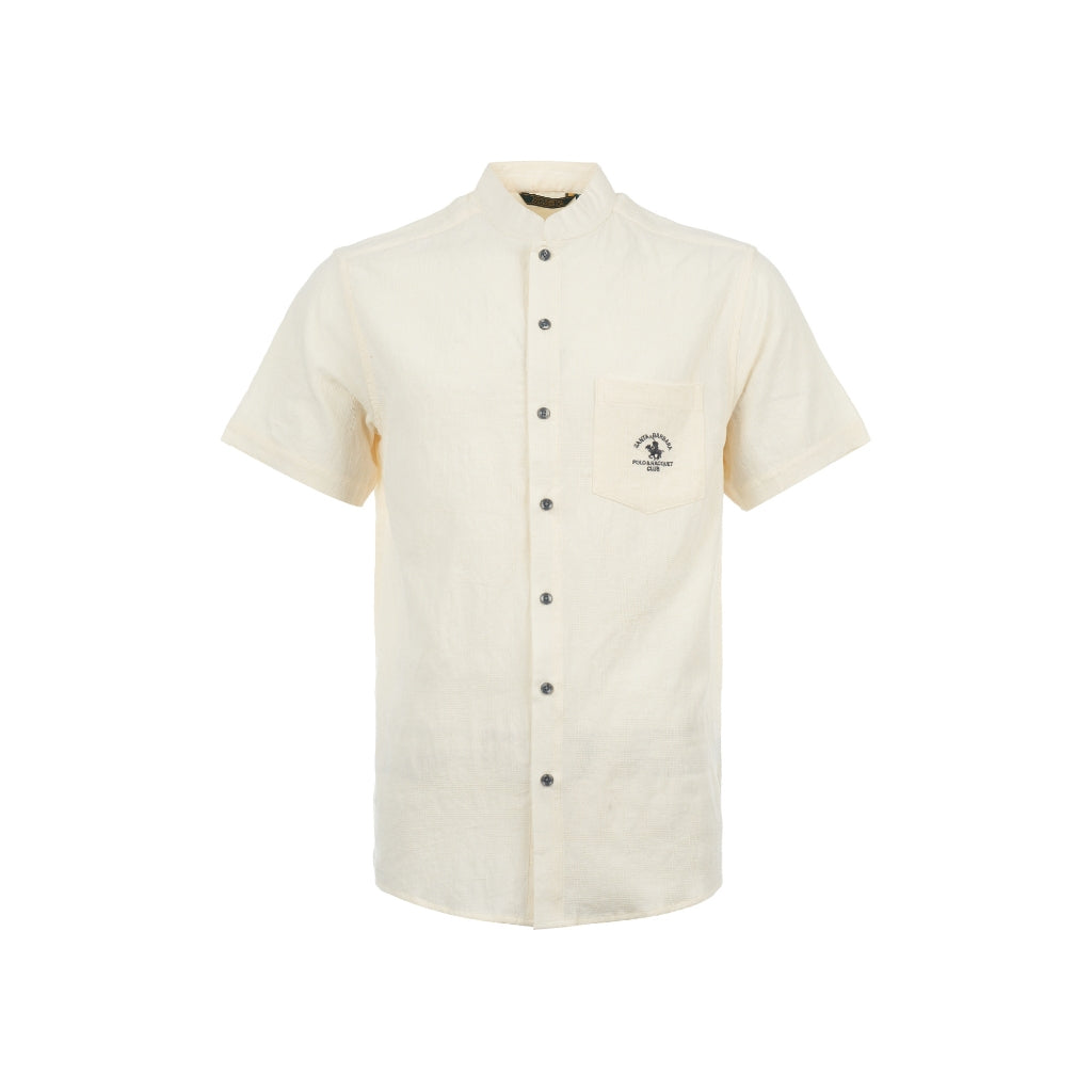 Men Red Short Sleeve Shirt