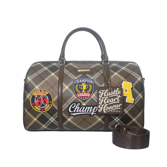 Ikmal X SBPRC Plaid Weekender Bag