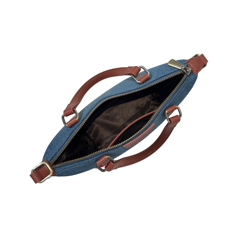 DENIM Microfiber Handle Bag