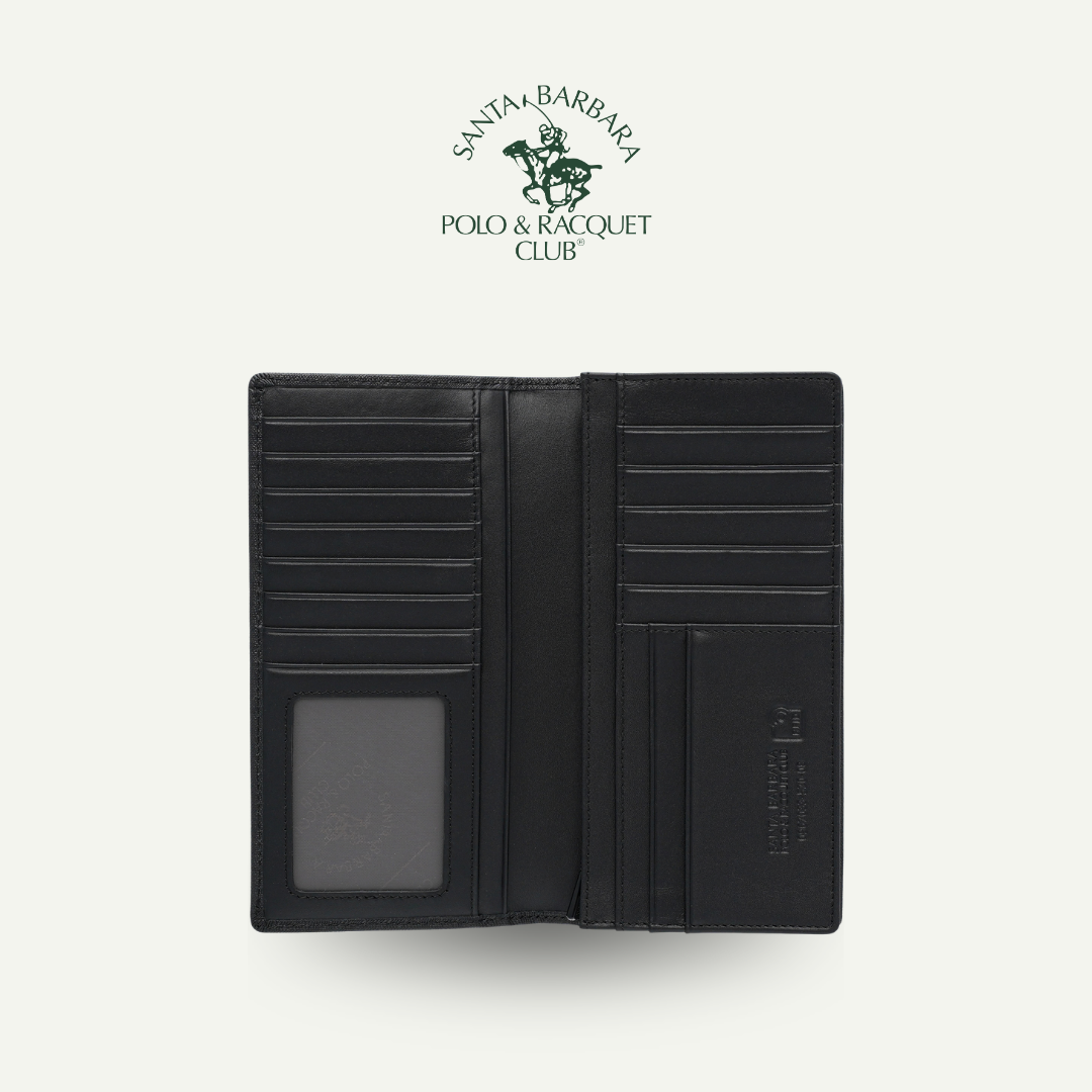 Black Long Wallet with RFID