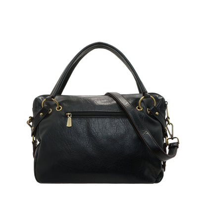 Noir Elegance Satchel