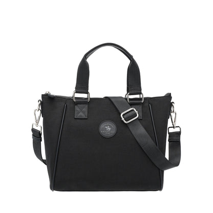 Black Nylon Tote Bag