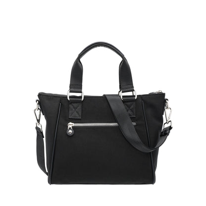Black Nylon Tote Bag