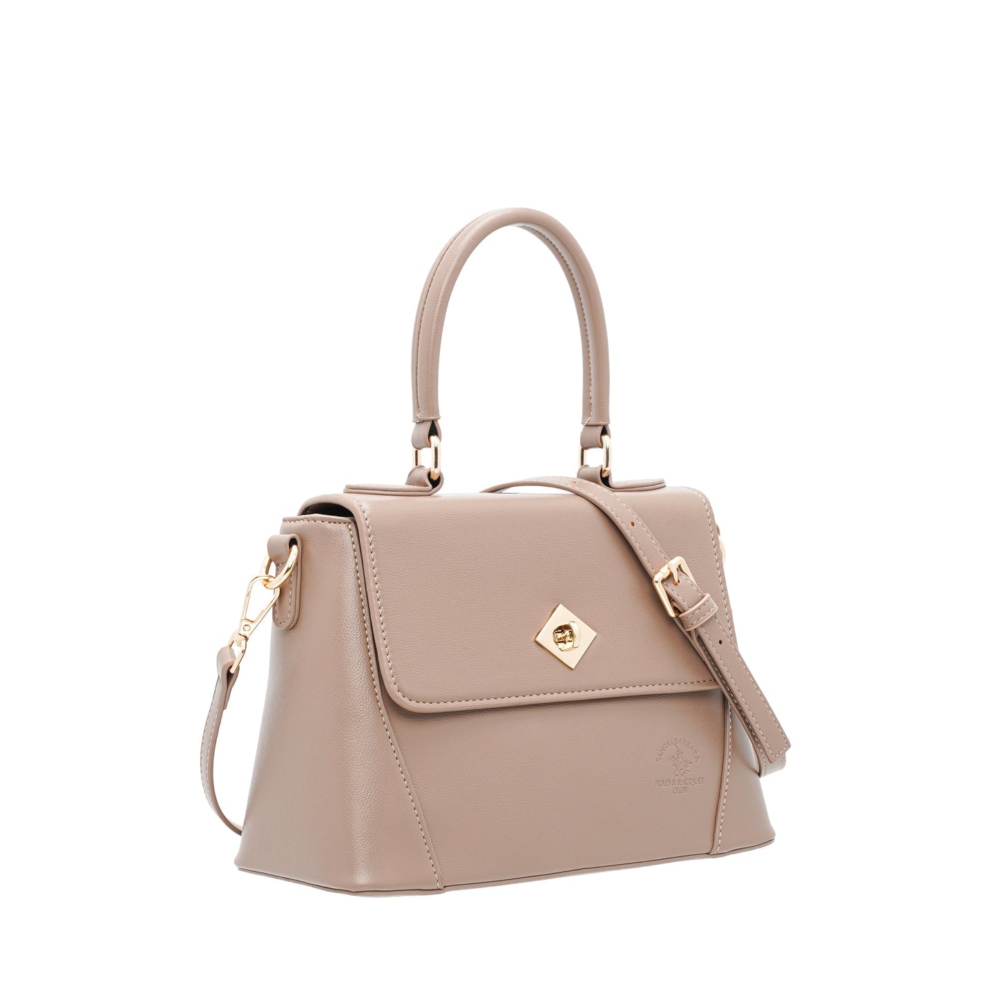 Light-tone Top Handle Bag