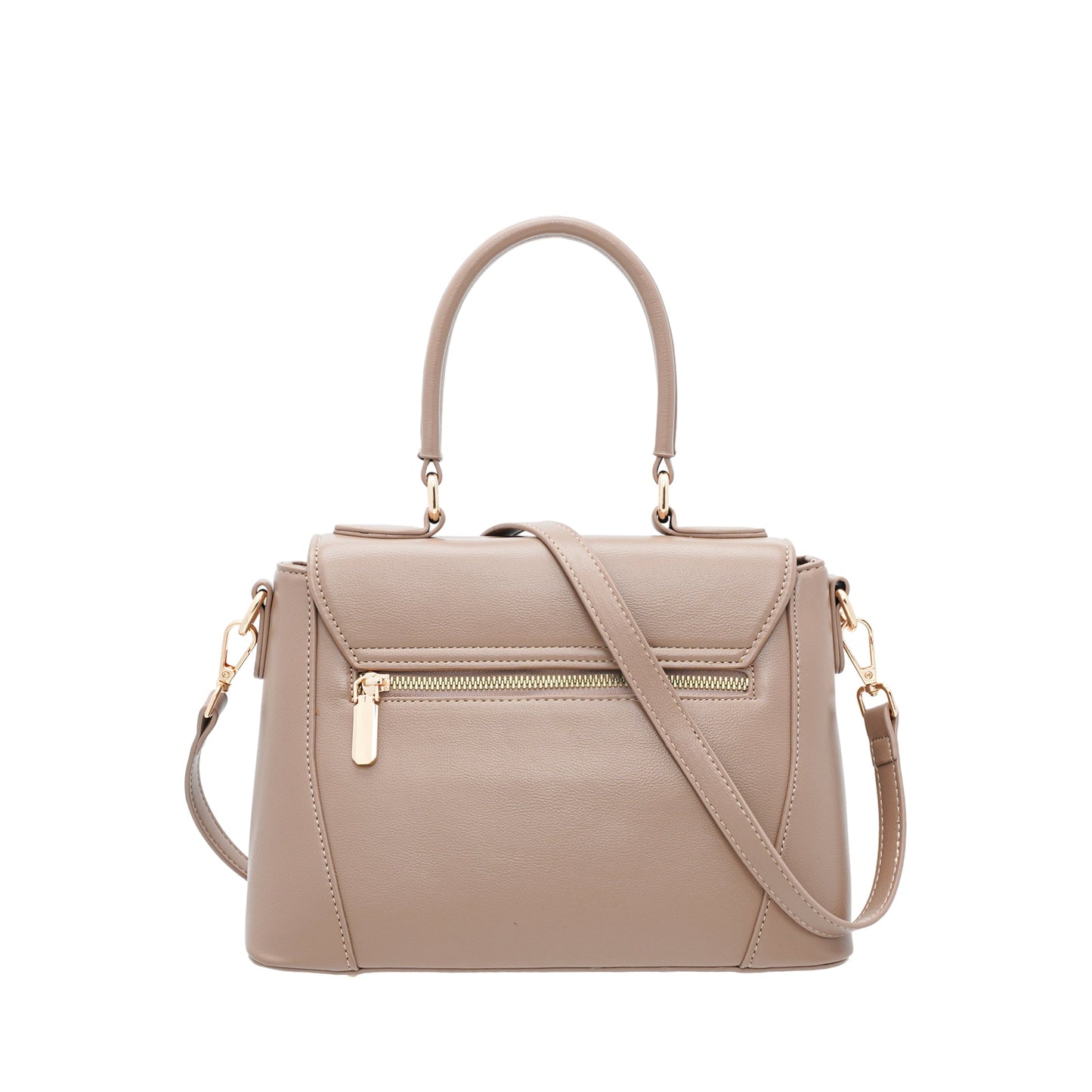 Light-tone Top Handle Bag