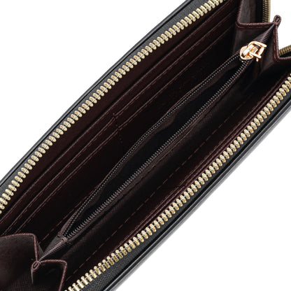 Elegance Zipper Long Wallet