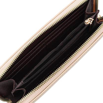 Pastel Zipper Long Wallet