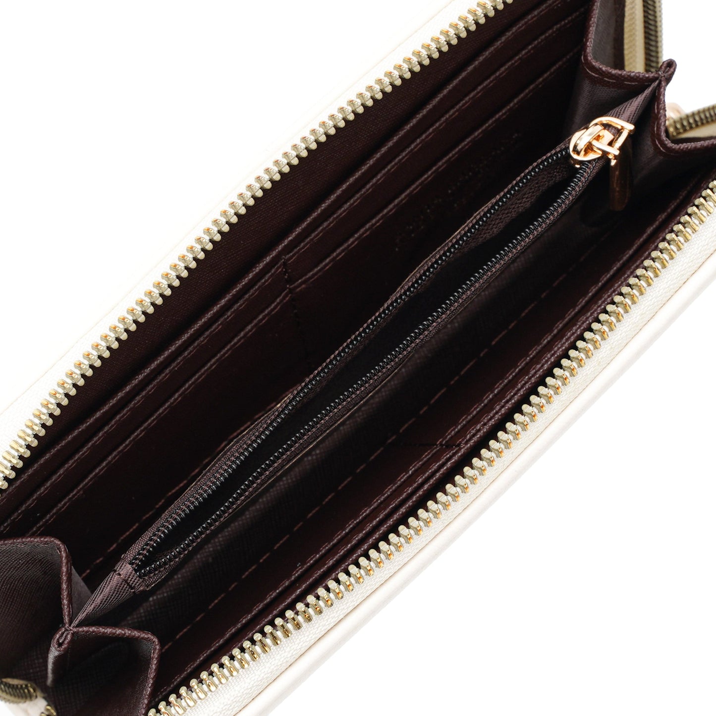 Neutral Zipper Long Wallet