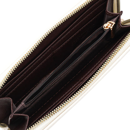 Neutral Zipper Long Wallet