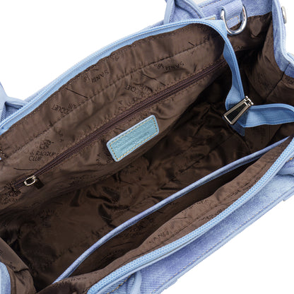 Modern Denim Tote Bag