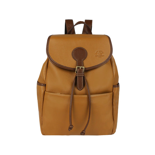 Chestnut Charm Leather Backpack
