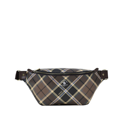 CHECKER Monogram Waist Bag