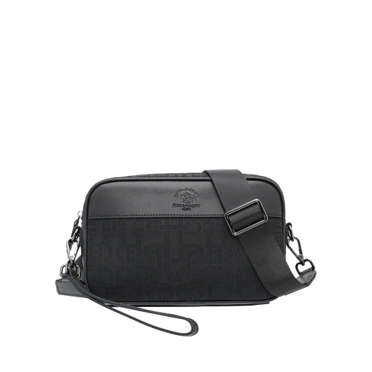 Jacquard Microfiber Sling Bag