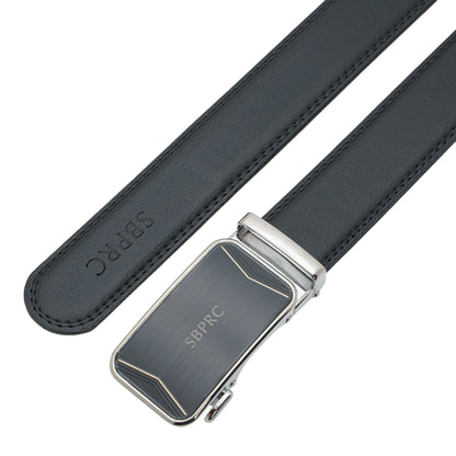 Men's Auto Buckle Synthetic Leather Belt