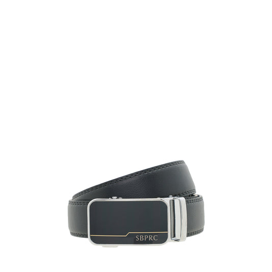 Men's Auto Buckle Synthetic Leather Belt