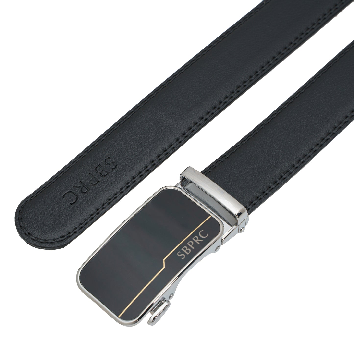Men's Auto Buckle Synthetic Leather Belt