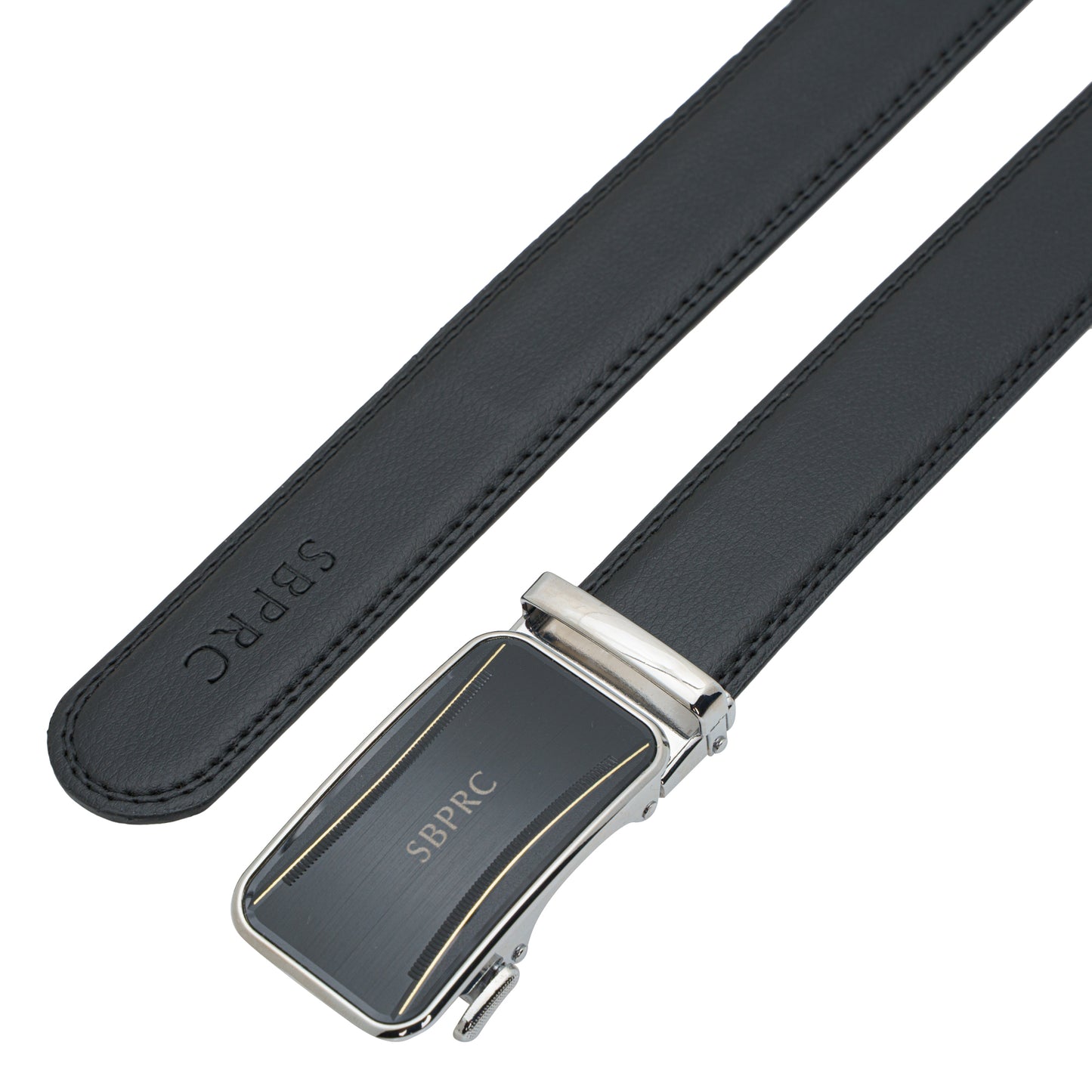 Men's Auto Buckle Synthetic Leather Belt