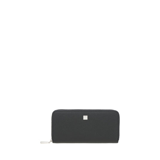 Men's RFID Zip Long Wallet