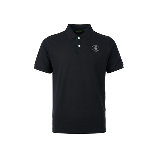 Men's Black Polo Tee