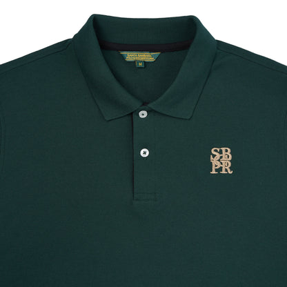 Basic Men's Dark Green Polo Tee