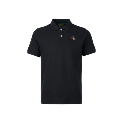 Men's Plain Black Polo T-Shirt