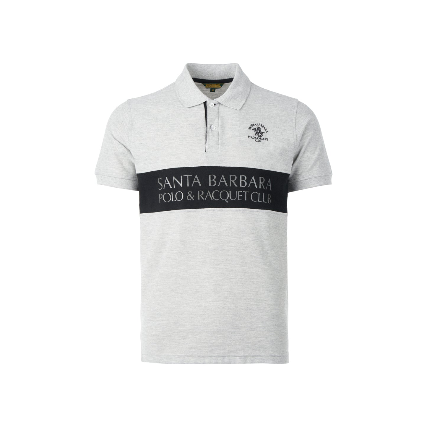 Men’s Grey Polo Shirt with Logo