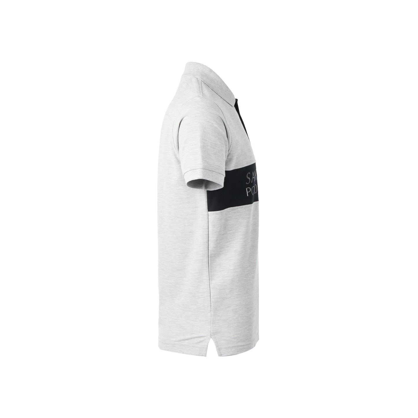 Men’s Grey Polo Shirt with Logo
