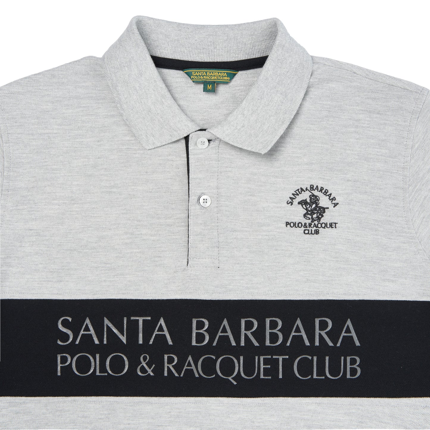 Men’s Grey Polo Shirt with Logo