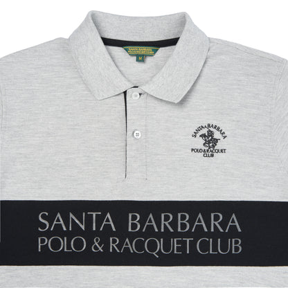 Men’s Grey Polo Shirt with Logo