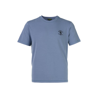 Pale Blue Plain Round Neck T-Shirt