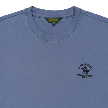 Pale Blue Plain Round Neck T-Shirt