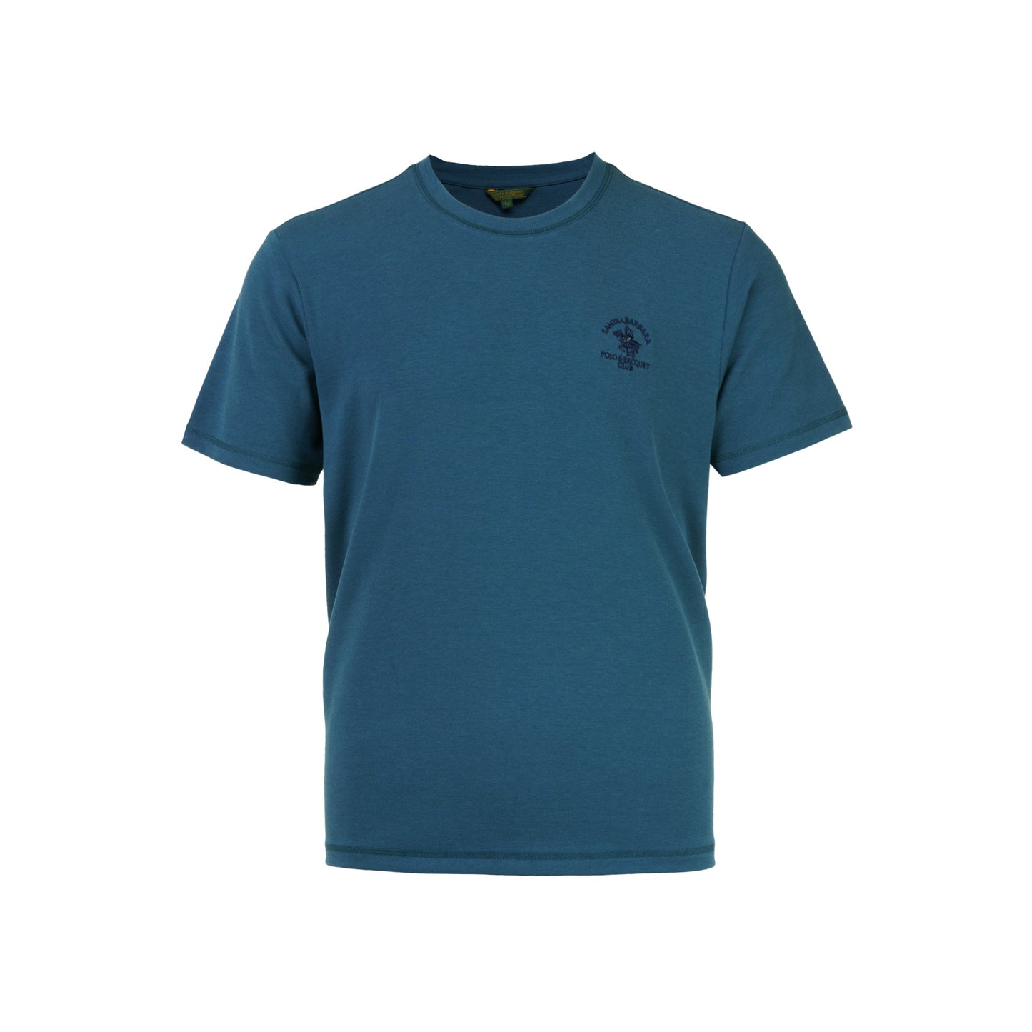 Dark Blue Plain Round Neck T-Shirt