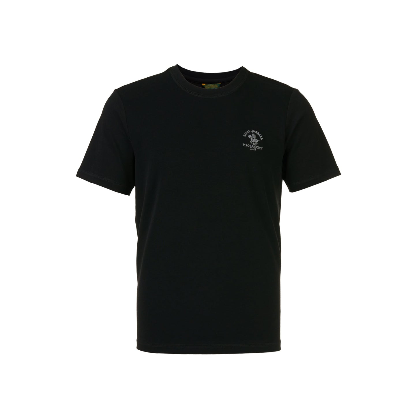 Black Plain Round Neck T-Shirt