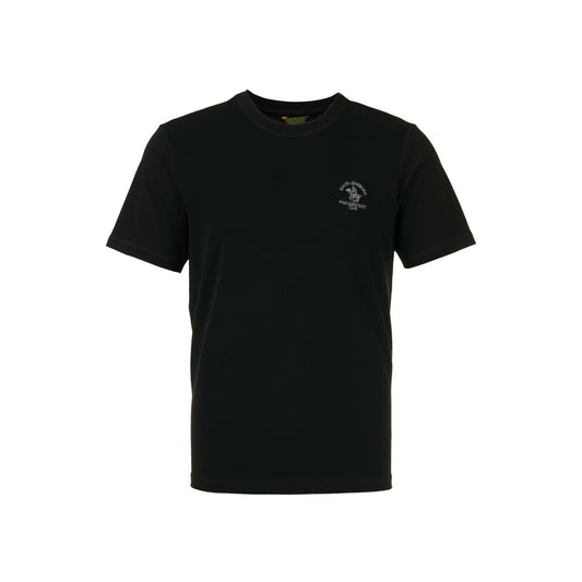 Black Plain Round Neck T-Shirt